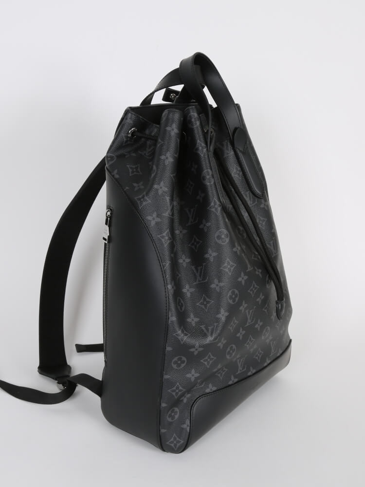 Louis Vuitton Explorer Backpack Monogram Eclipse Canvas Black 2340687
