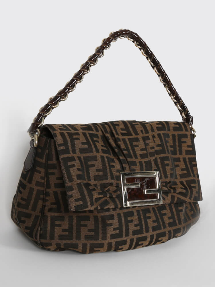 Fendi Zucca Handbag (SHG-15ciiU) – LuxeDH