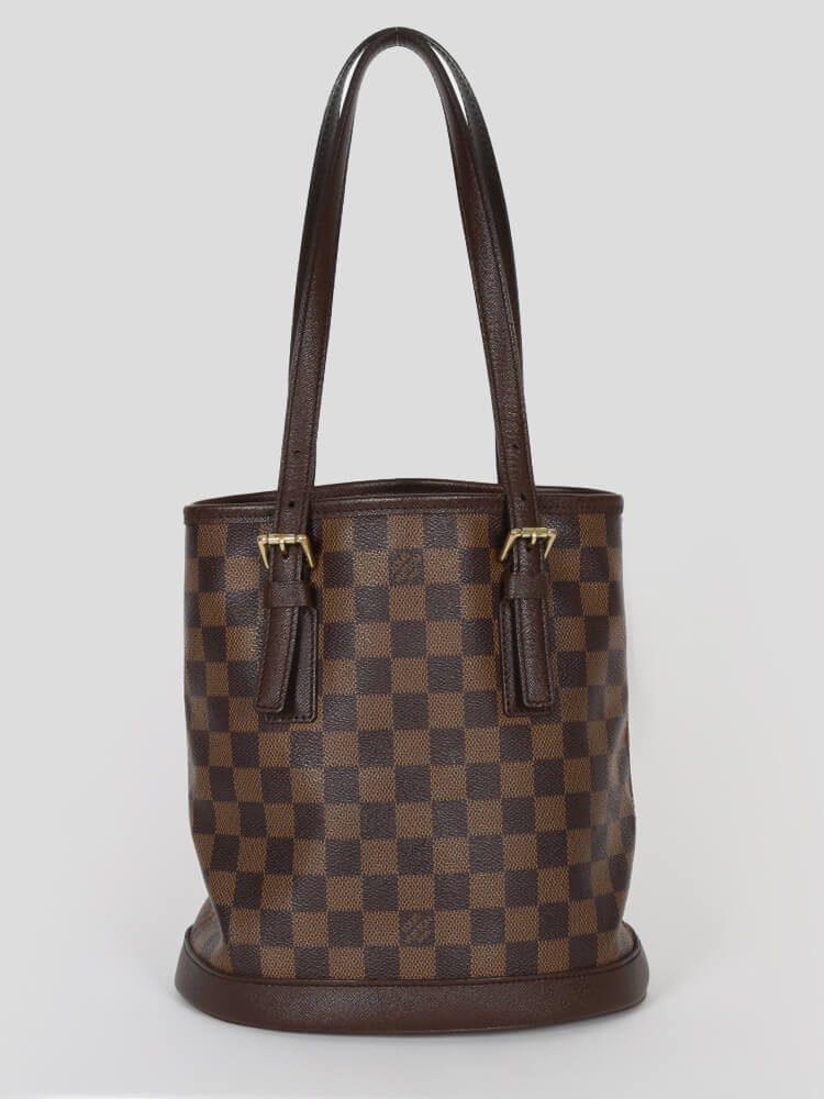 Louis Vuitton Damier Ebene Canvas Marais Bucket Bag Louis Vuitton