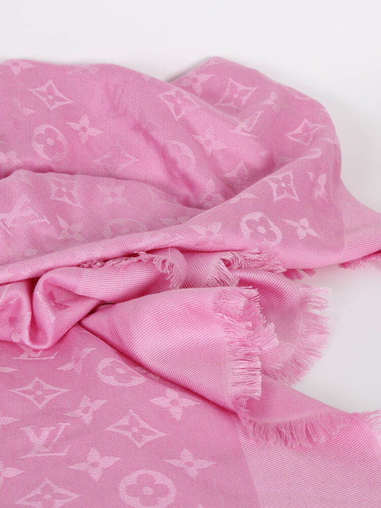 Louis Vuitton // Pink LV Monogram Shawl – VSP Consignment