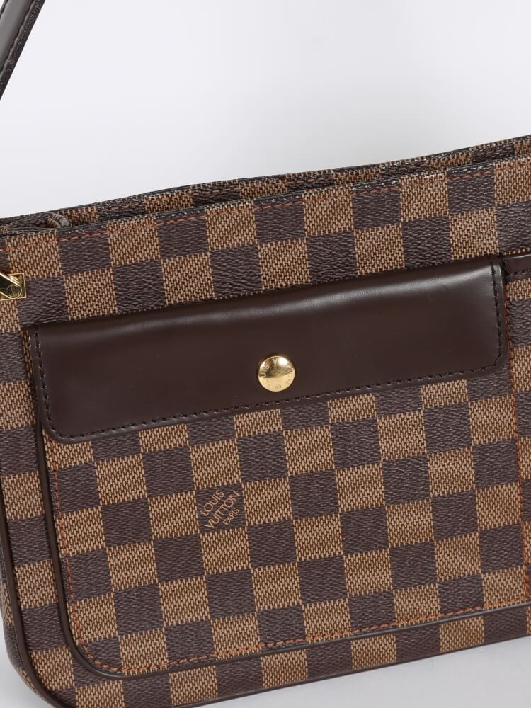 Louis Vuitton - Aubagne Damier Ebene Canvas Shoulder Bag