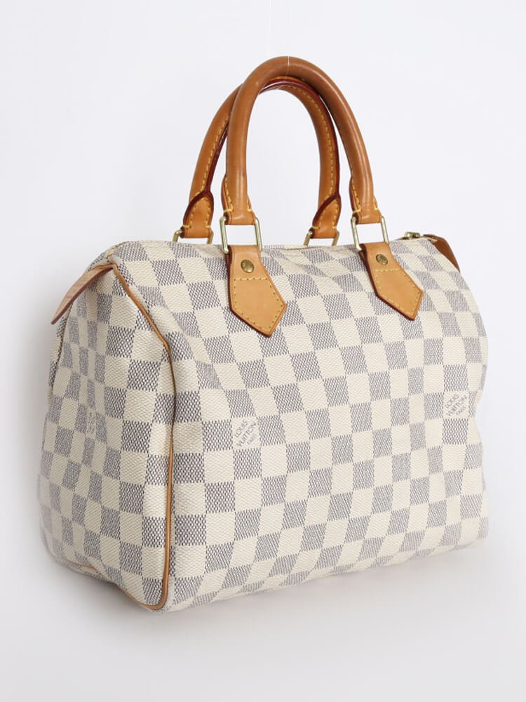 Louis Vuitton Speedy 25CM Damier Azur Canvas Handbag MSIXZDE