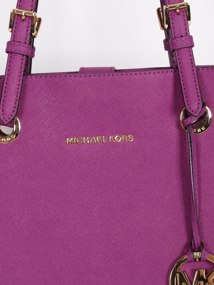 Michael Kors - Jet Set Vertical Saffiano Tote Violet 