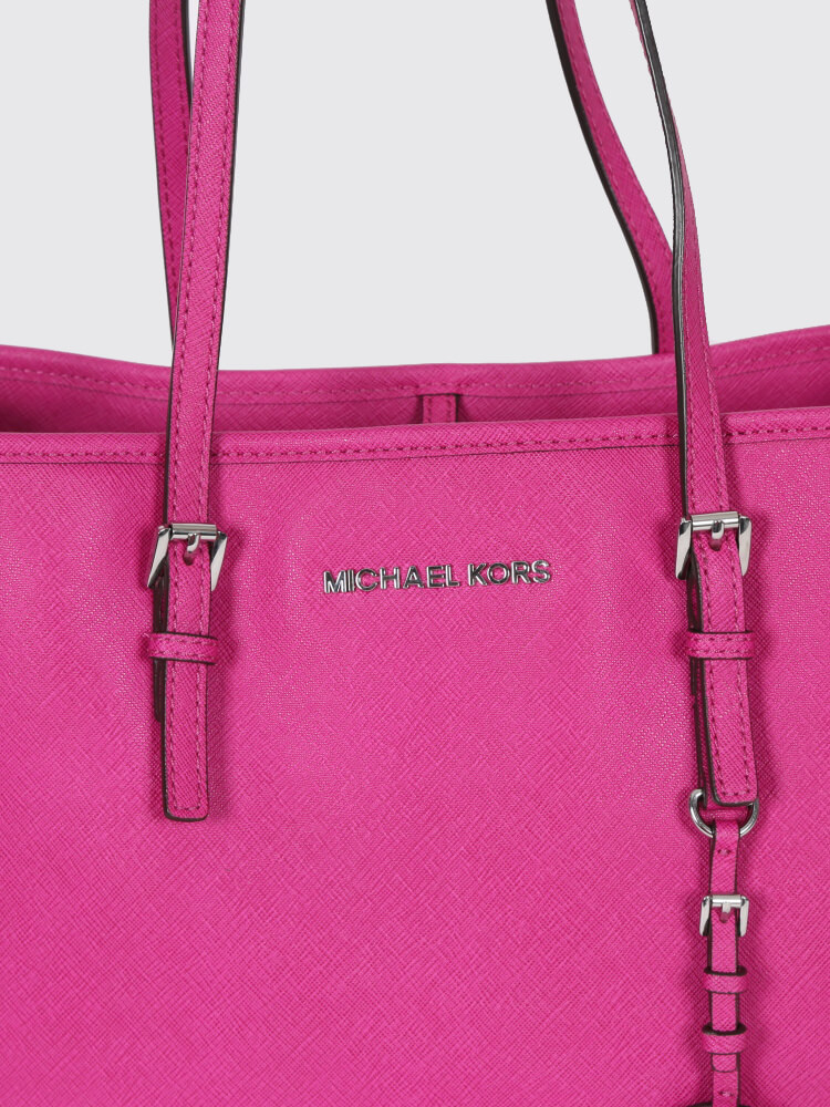 MICHAEL KORS: Michael bag in matelassé leather - Fuchsia