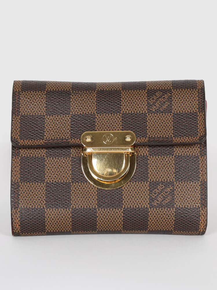 Louis Vuitton Damier Ebene Canvas Koala Wallet Louis Vuitton