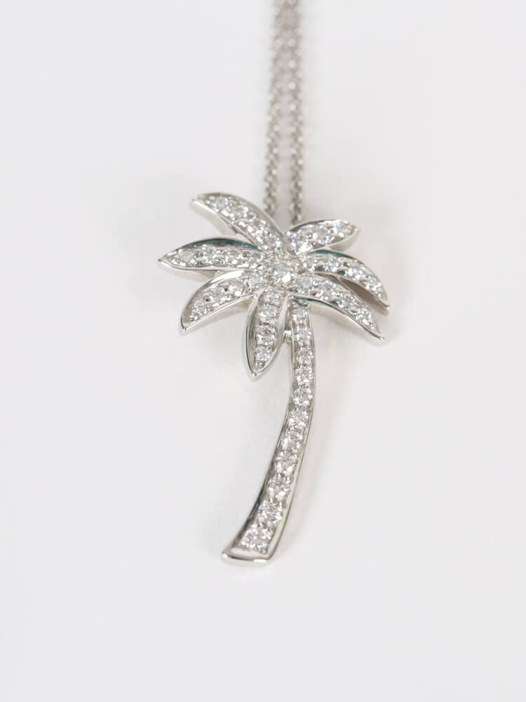 Tiffany and co hot sale palm tree necklace