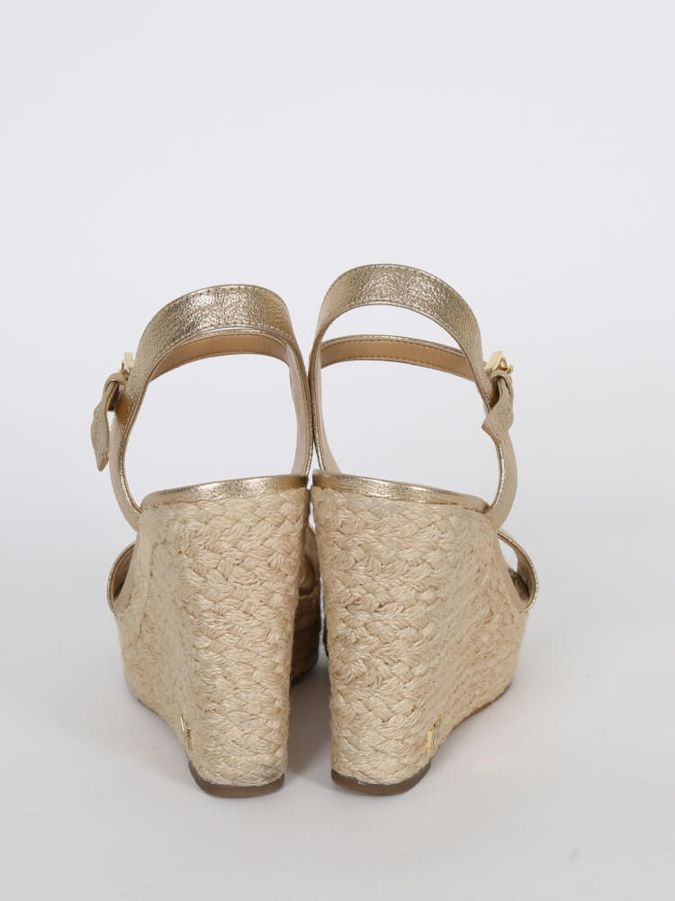 Michael kors jill fashion wedge gold