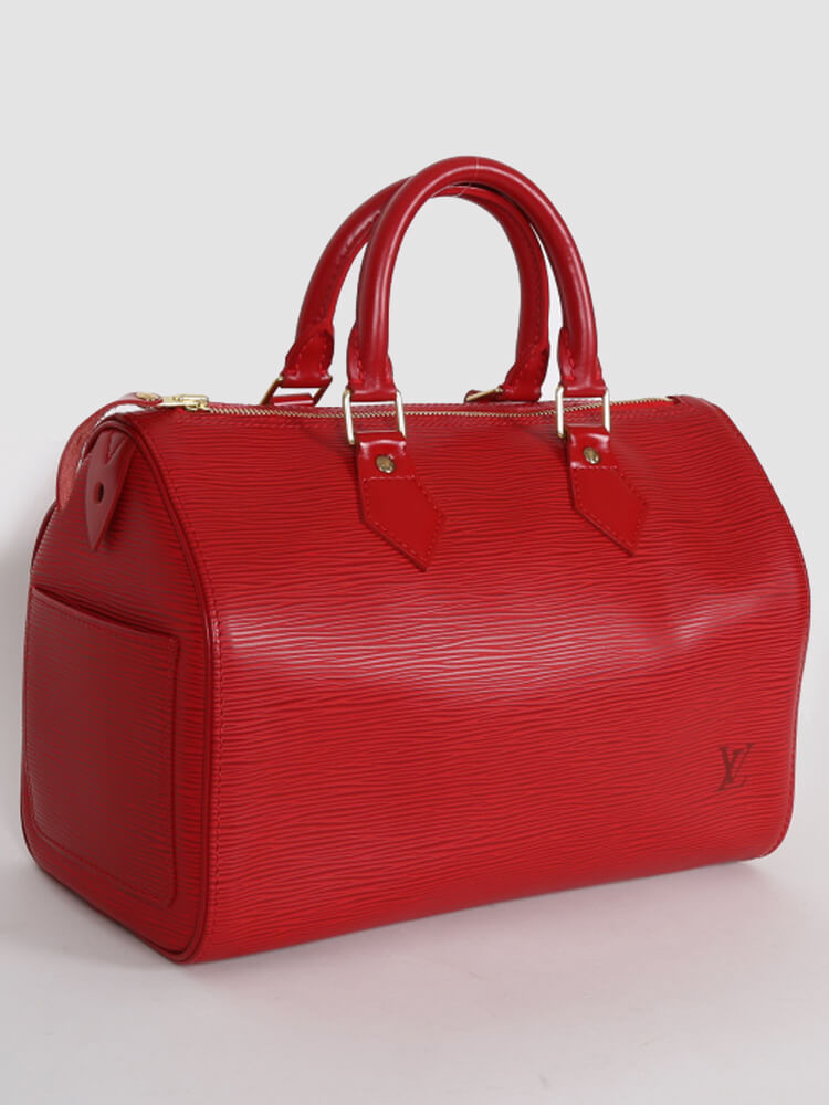 Louis Vuitton - Speedy 25 Epi Leather Red | www.luxurybags.eu