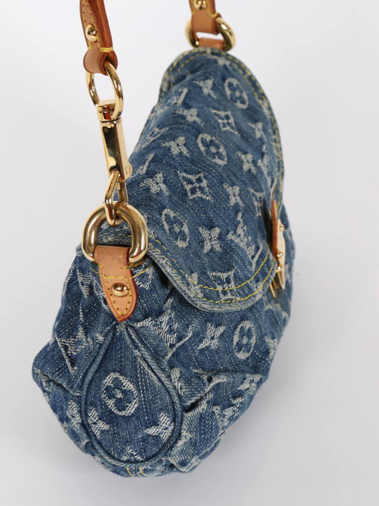 Louis Vuitton - Mini Pleaty Denim Bag Blue