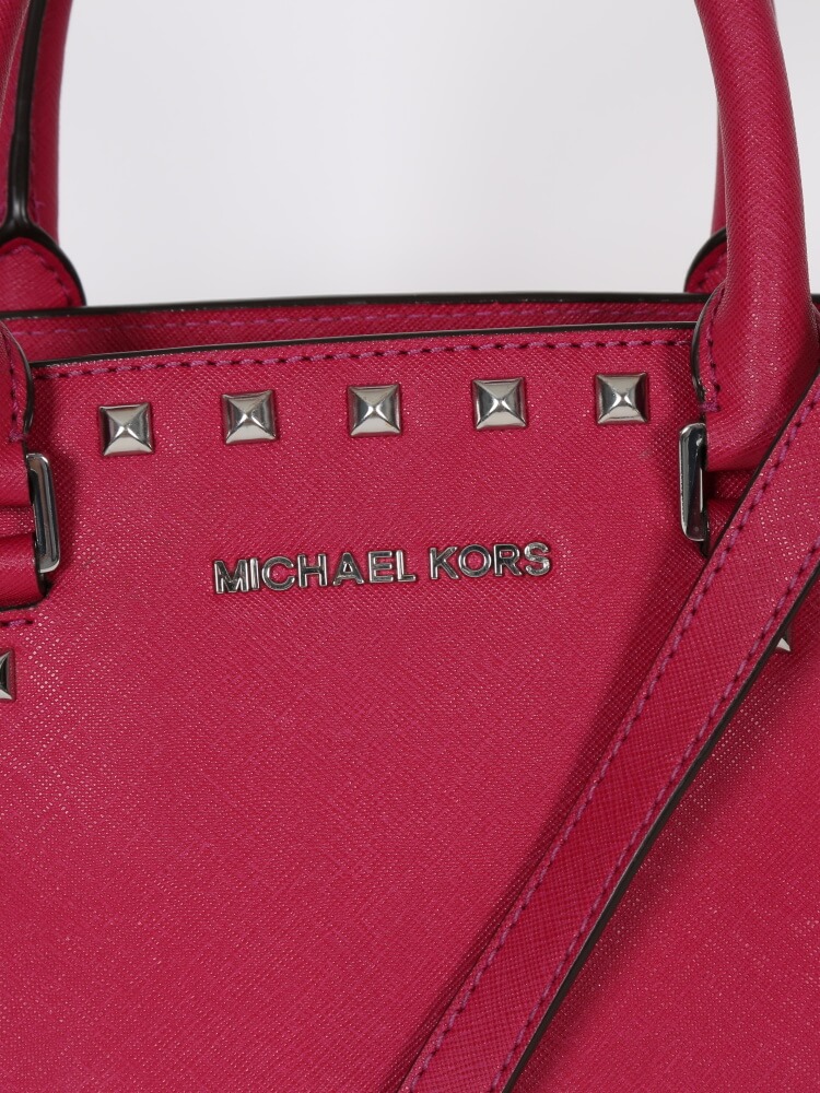 Michael Kors Medium Selma Messenger Fushcia