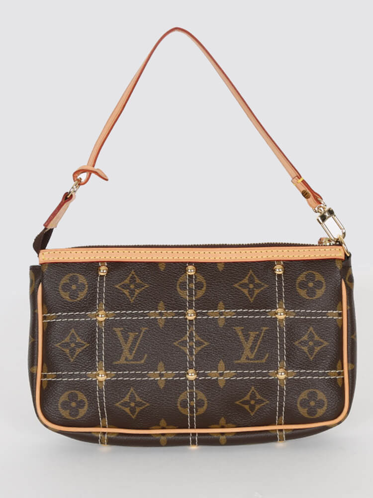 Louis Vuitton Monogram Canvas Limited Edition Riveting Pochette