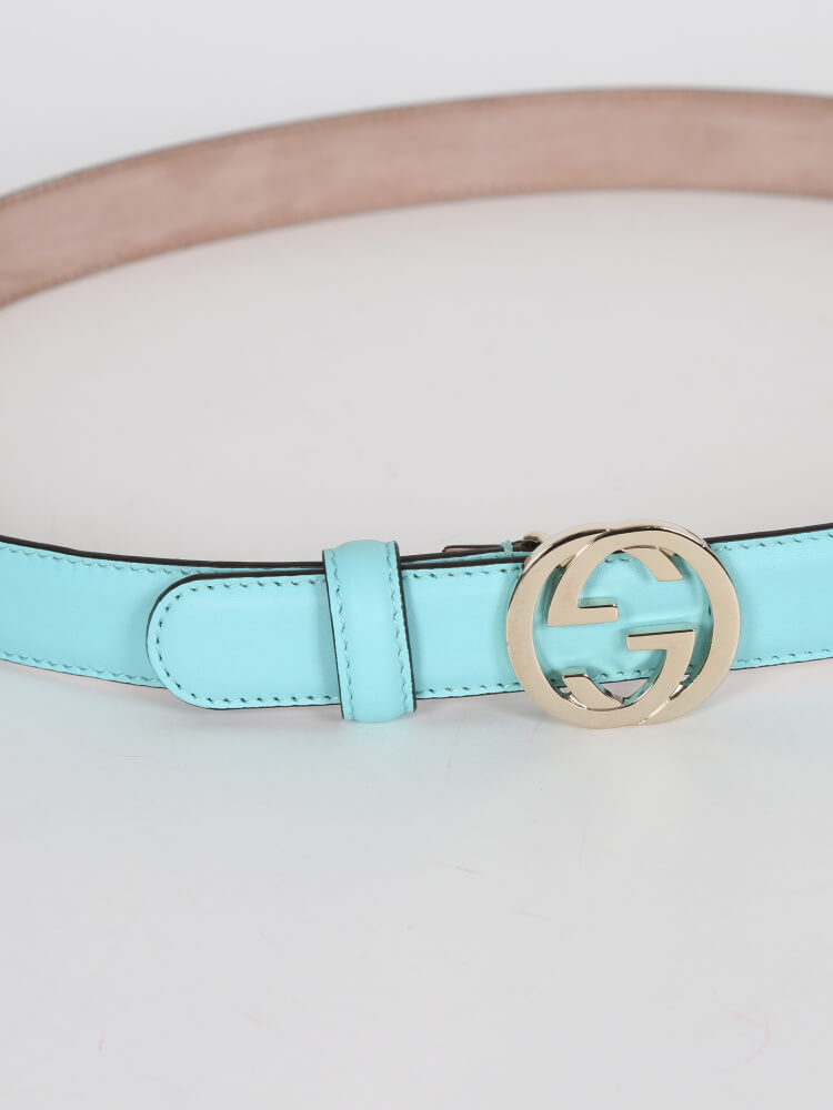 turquoise gucci belt