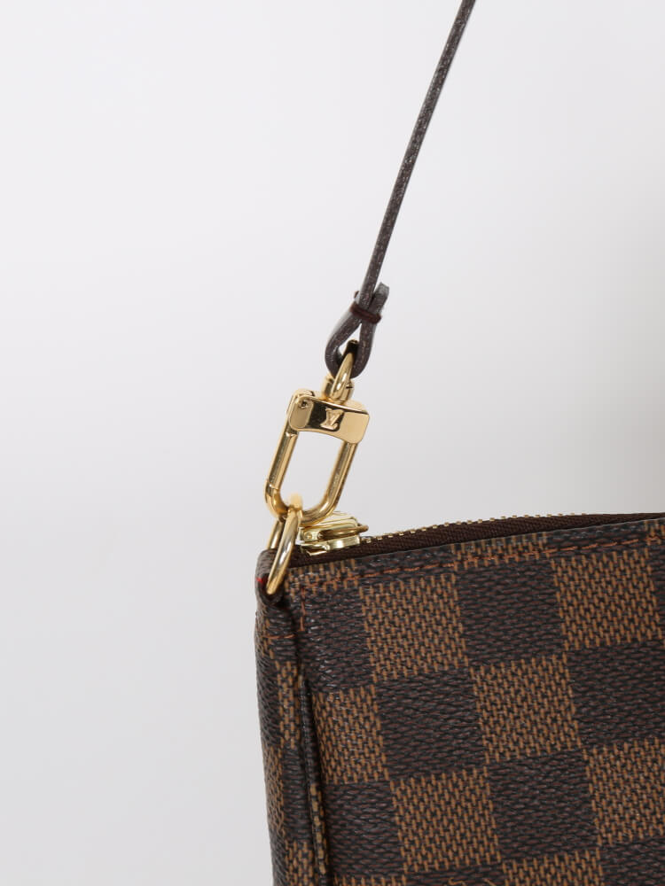 Louis Vuitton Pochette Accessoires Damier Ebene Canvas - Vilma's Vault