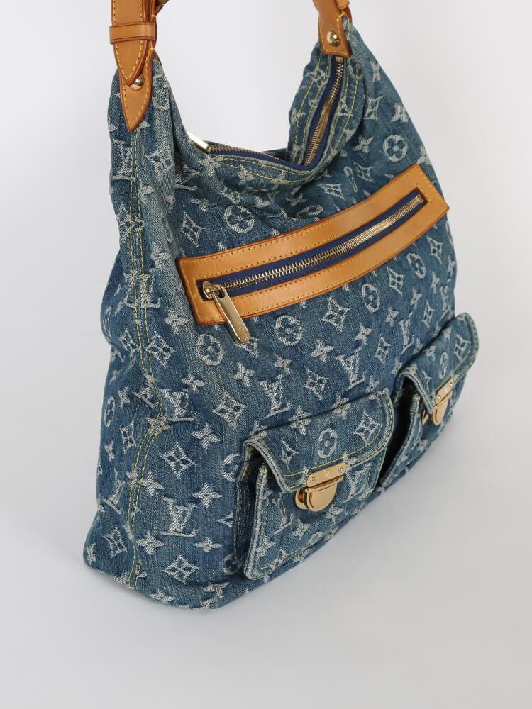 Baggy handbag Louis Vuitton Blue in Denim - 34405062