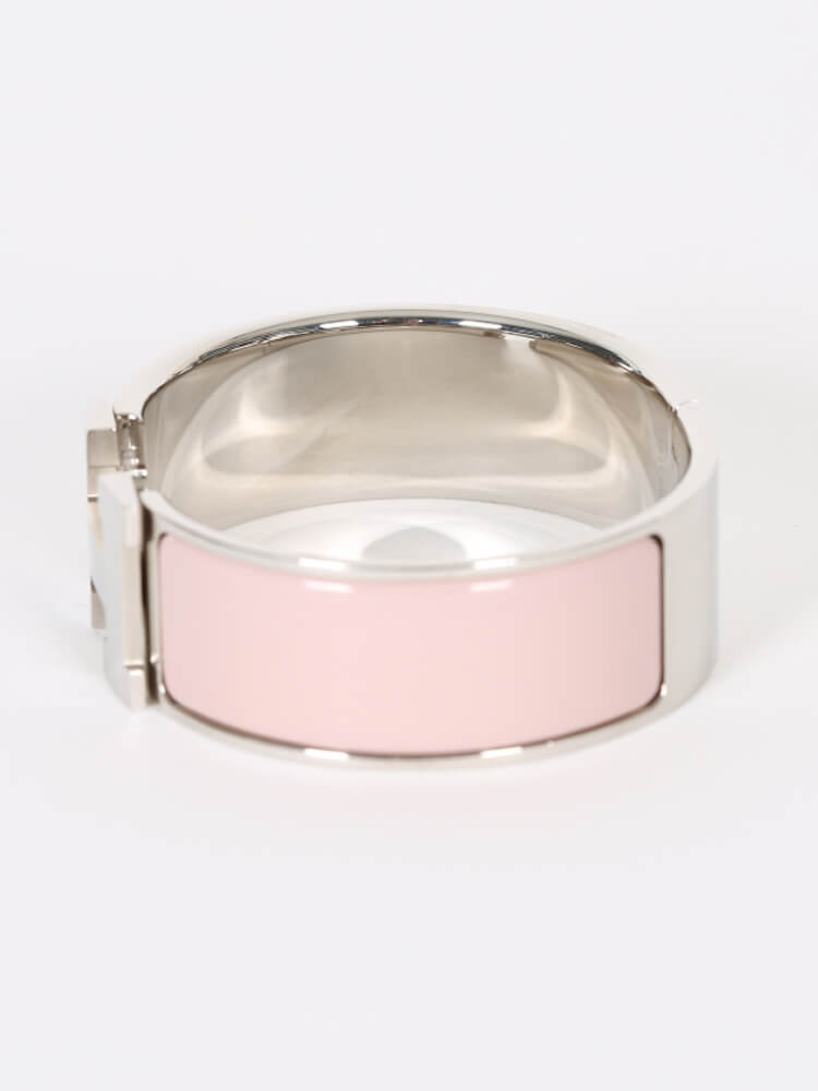 Hermes Rose Dragée Clic Clac Bracelet PM – Jadore Couture