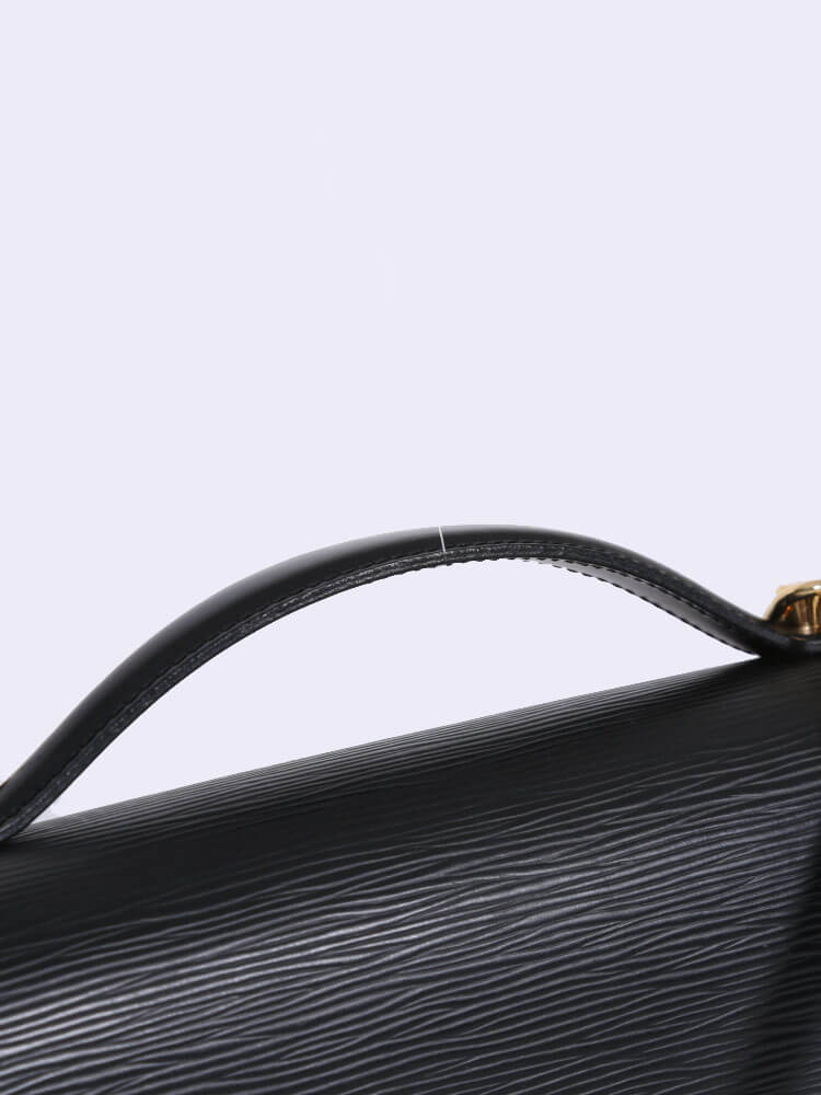 Louis Vuitton Monceau M52122 Black Epi Handbag 11503