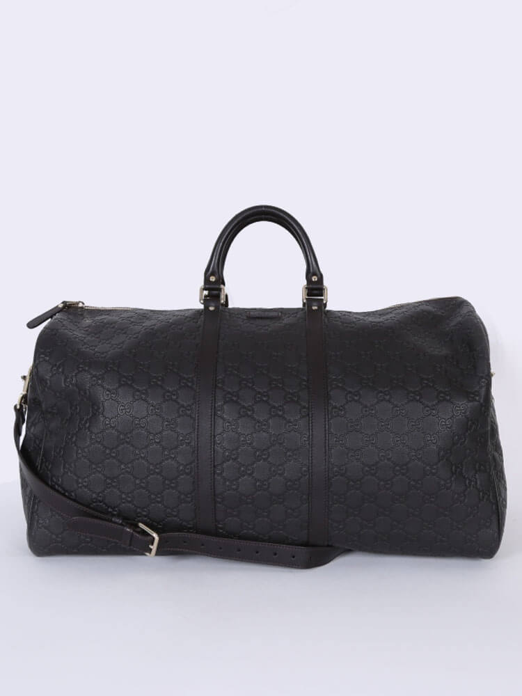 Gucci leather best sale duffle bag