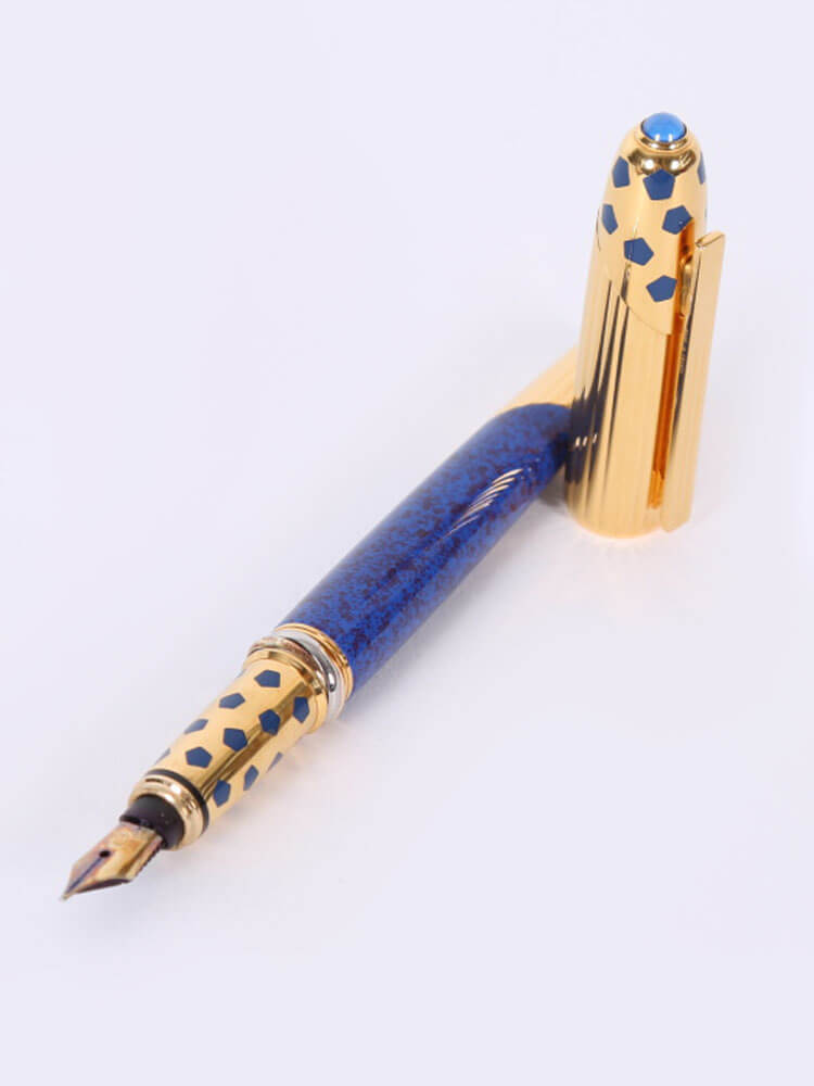 Cartier Panth re de Cartier Blue Lapis Fountain Pen www