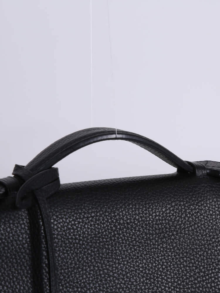 Serviette Dorian Taurillon Leather Briefcase Bag