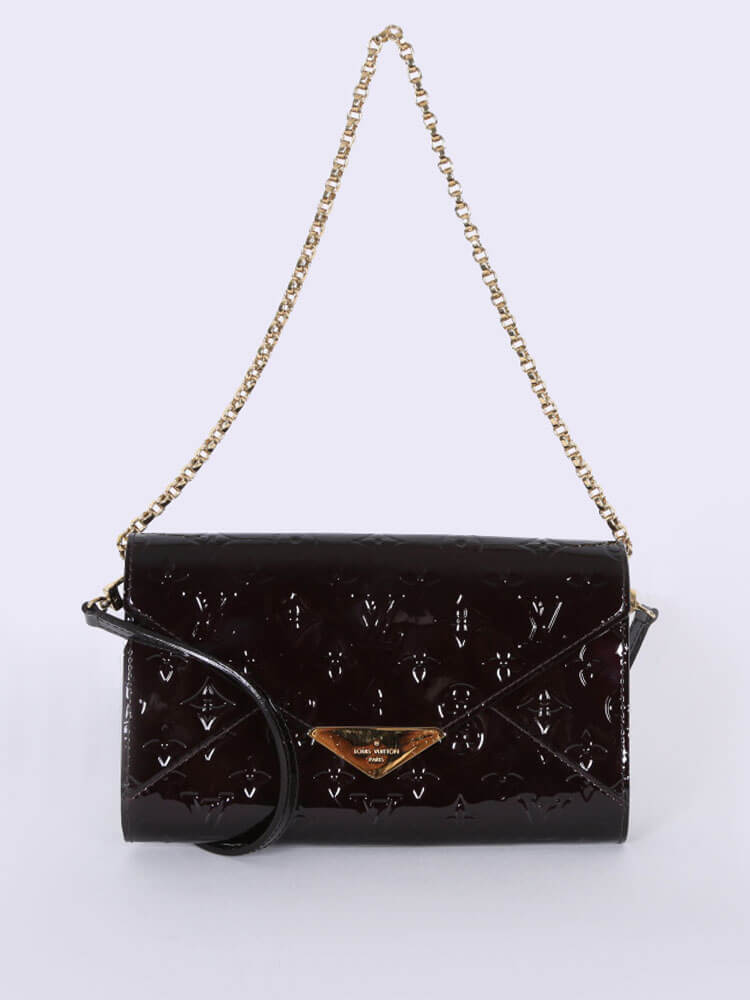 Louis Vuitton, Accessories, Louis Vuitton Black Mink Fur Bag With Chain  Golden V