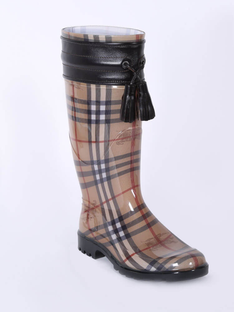 burberry haymarket boots