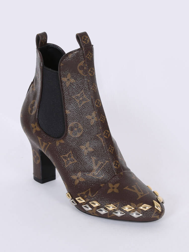 Louis Vuitton, Shoes, Louis Vuitton Monogram Eldorado Ankle Boots