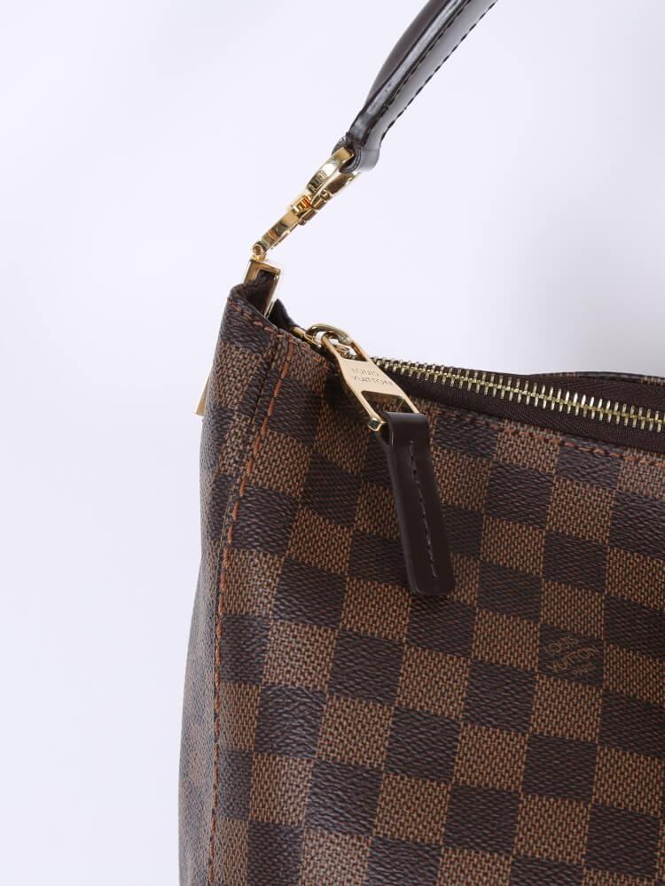 Louis Vuitton Damier Ebene Canvas Portobello GM Bag Louis Vuitton