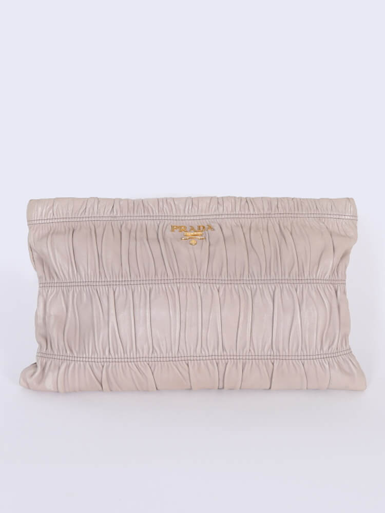 prada nappa gaufre clutch