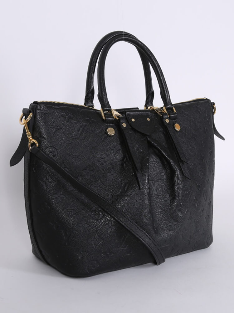 Louis Vuitton - Mazarine MM Monogram Empreinte Leather Noir |  www.luxurybags.eu