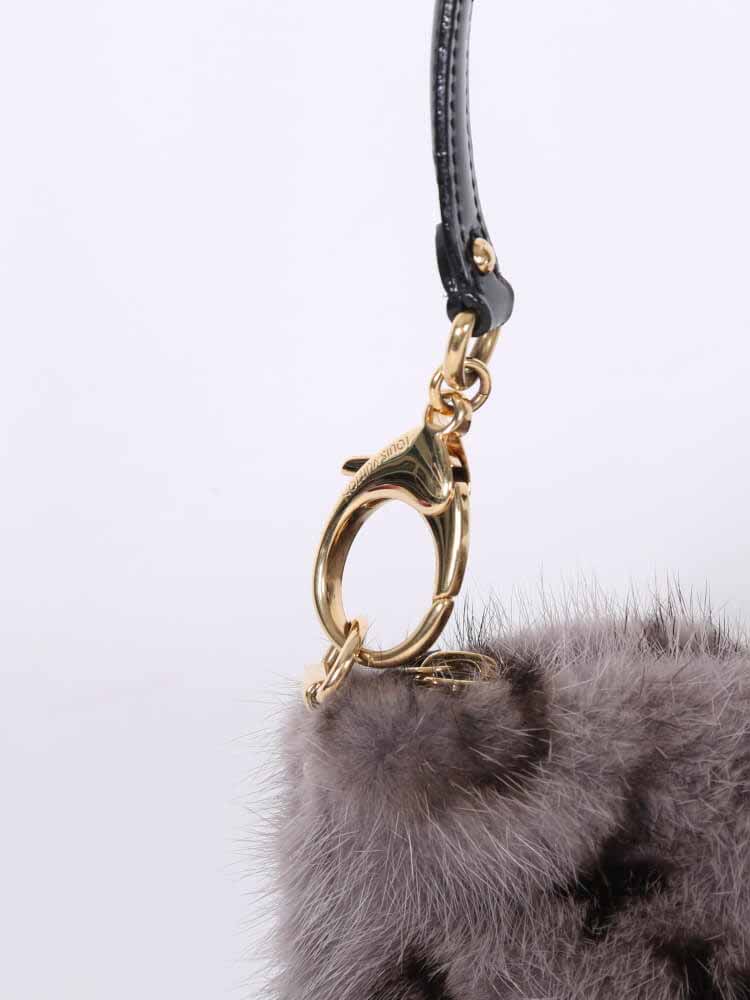 LOUIS VUITTON Monogram Mink Vison Milla MM Grey 82880