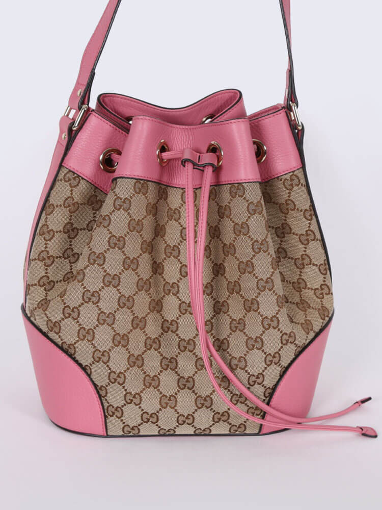 Gucci bucket bag pink on sale