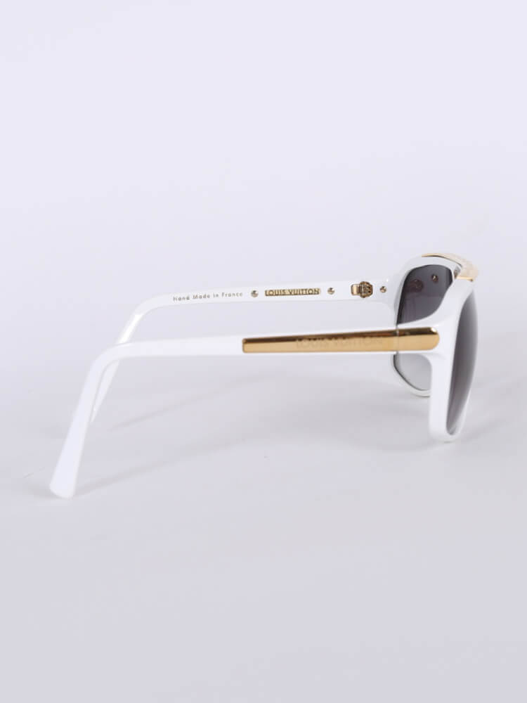 Louis Vuitton - Evidence Sunglasses White