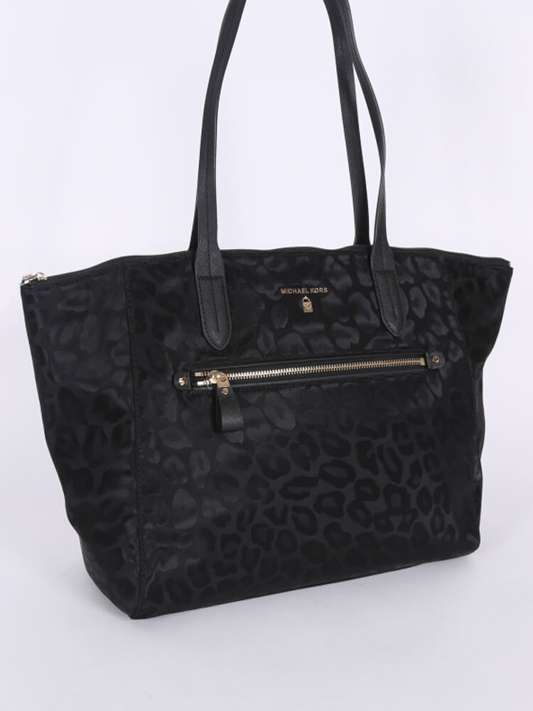 Michael kors 2024 kelsey leopard tote