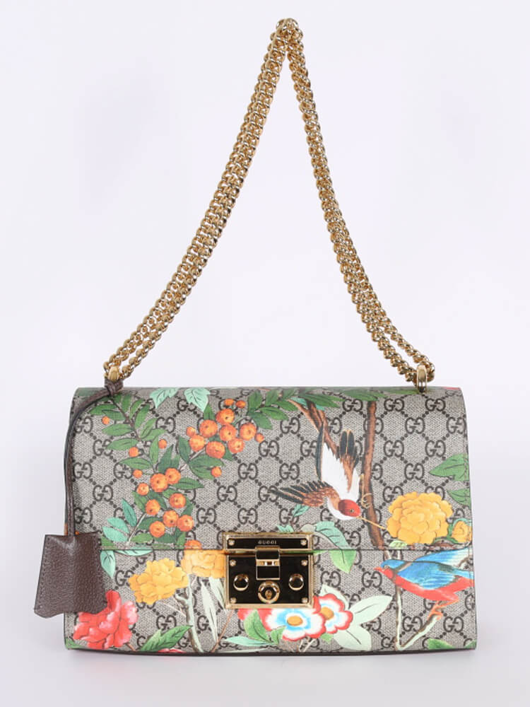 gucci tian padlock shoulder bag