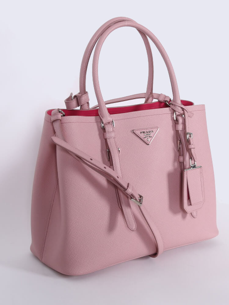 $79 Yoox Leather bag review (Prada Saffiano tote look for less) - Extra  Petite