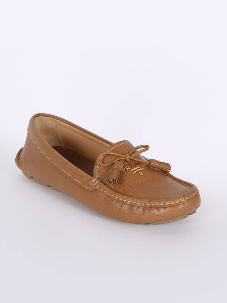 prada driving moccasins womens