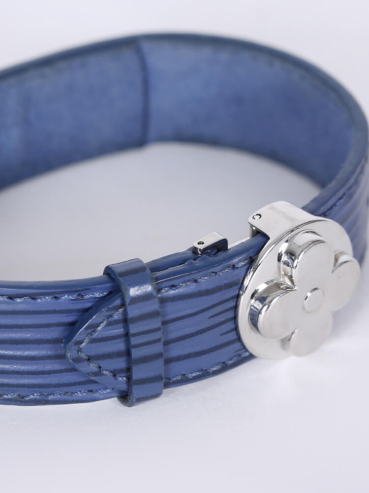 Louis Vuitton - Cyber Epi Leather Millennium Wish Bracelet Myrtille