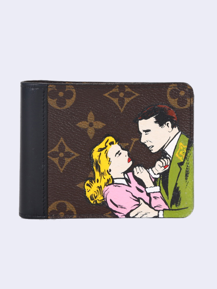 Louis Vuitton - Painted Gaspar Monogram Canvas Wallet