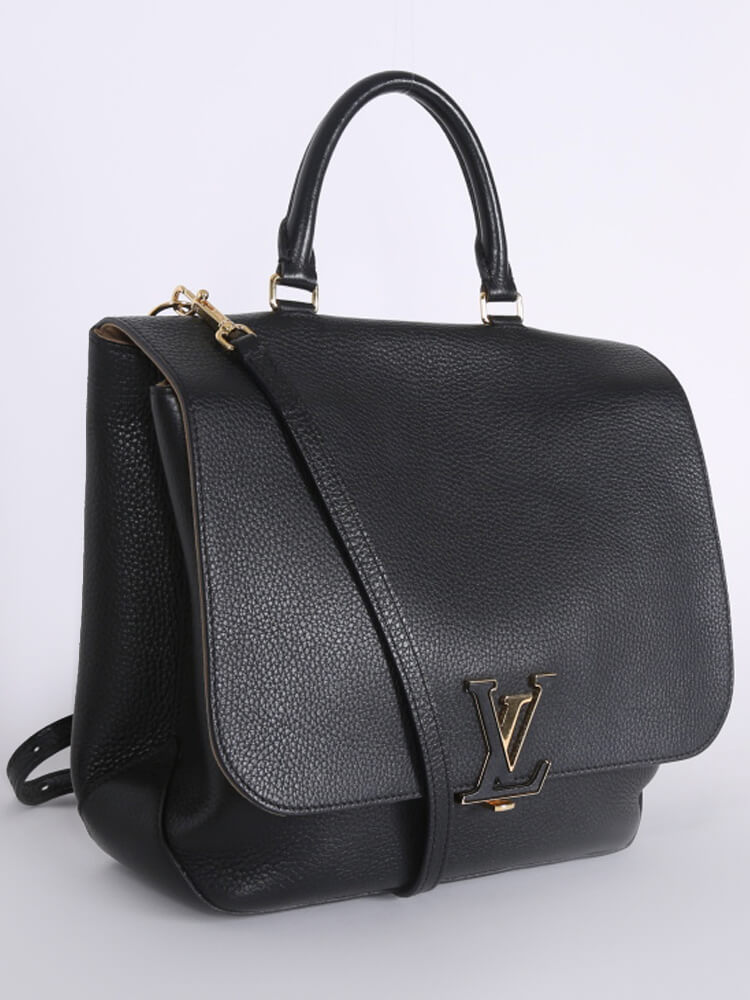 Louis Vuitton Black Taurillon Leather Volta Bag