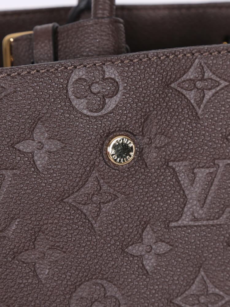 Louis Vuitton Terre Monogram Empreinte Montaigne GM Bag- Yoogi's Closet