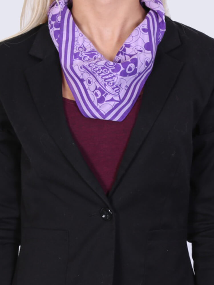 purple louis vuitton scarf