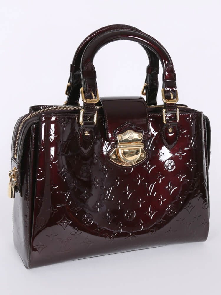 Louis Vuitton Amarante Monogram Vernis Melrose Avenue Bag