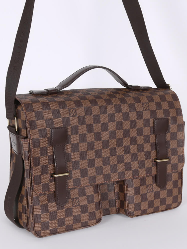 LOUIS VUITTON, 'Damier Ebene Broadway'. - Bukowskis