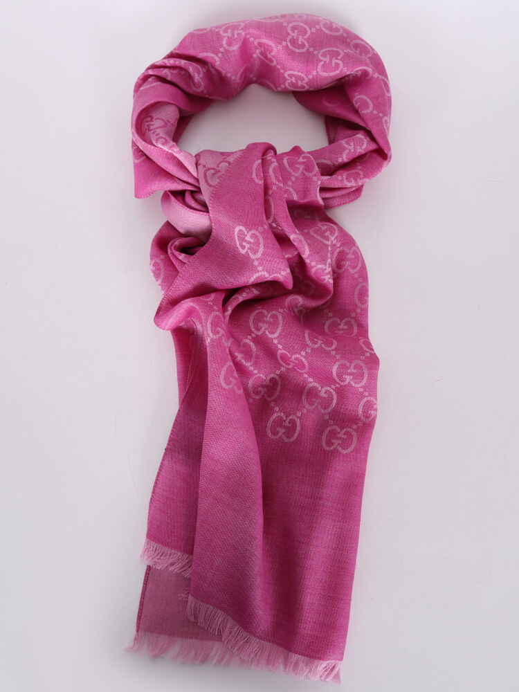 gucci fuchsia scarf