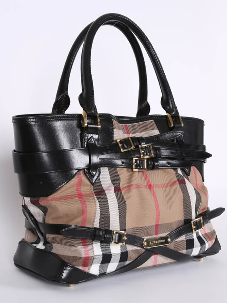 Burberry Bridle House Large Lynher Tote Two-Way Bag in Very Good Condition