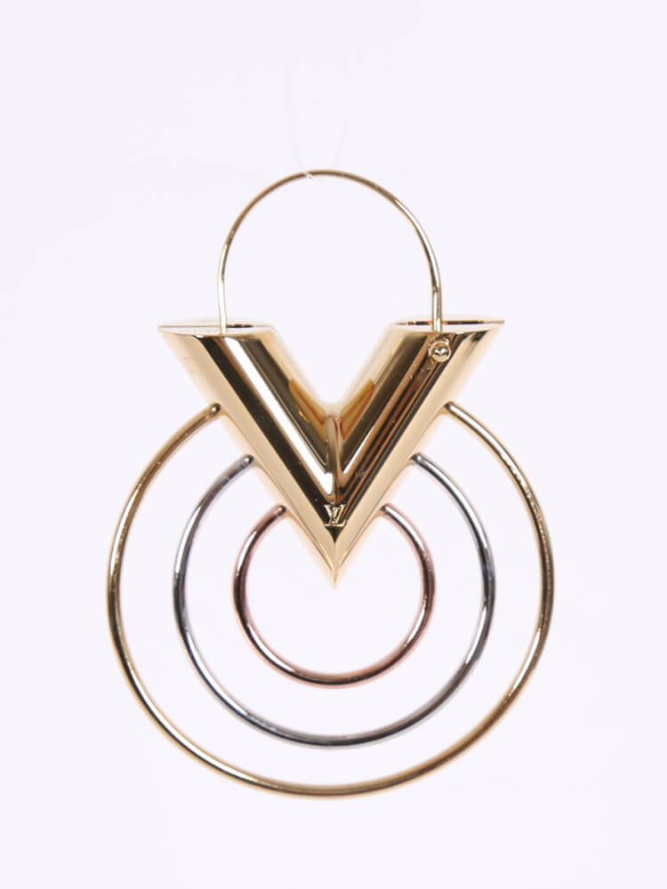 Essential v earrings Louis Vuitton Gold in Other - 34076161