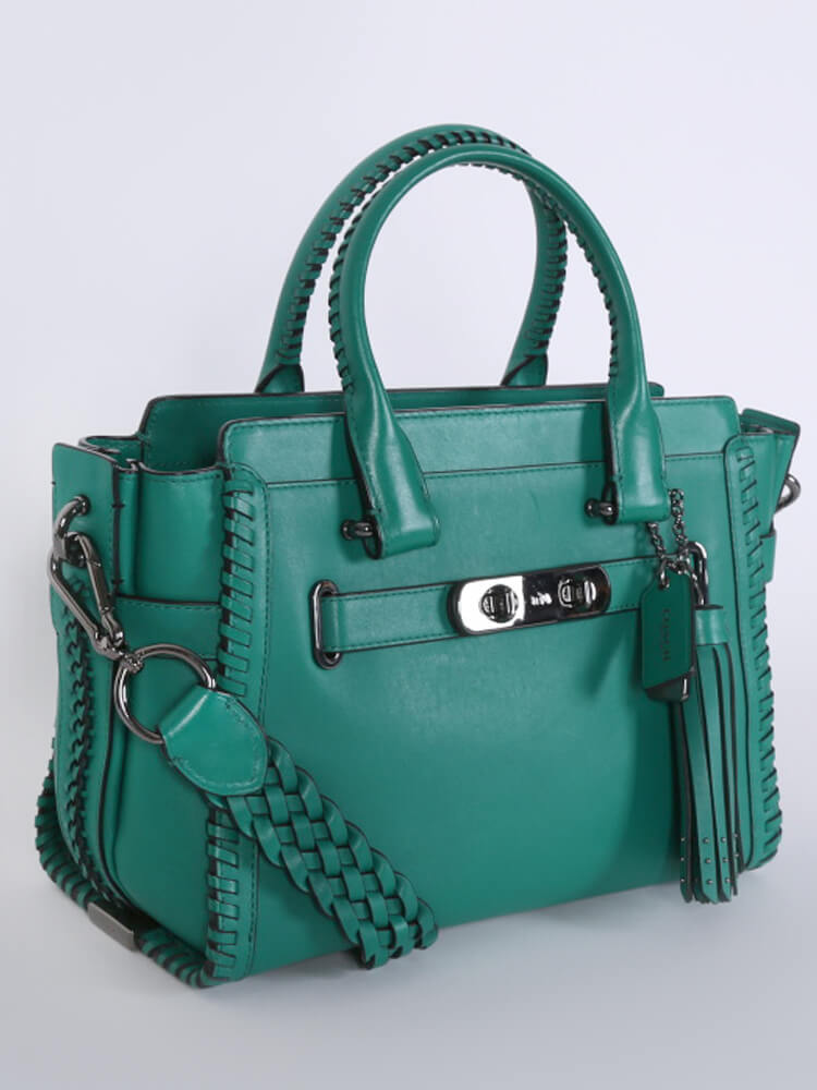 coach forest green bag