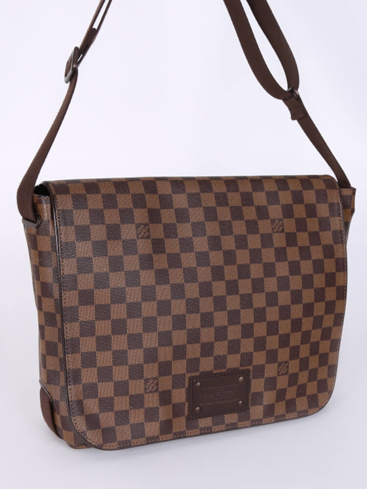 Louis Vuitton Damier Ebene Canvas Brooklyn GM Messenger Bag Louis Vuitton