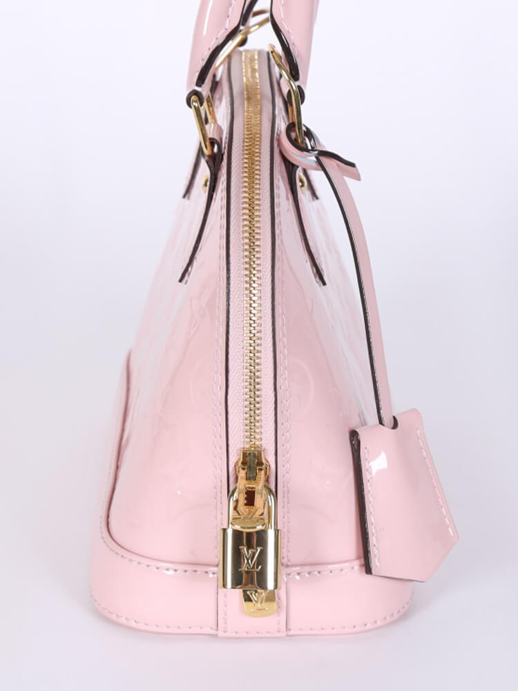 LOUIS VUITTON Vernis Alma BB Rose Ballerine 271274