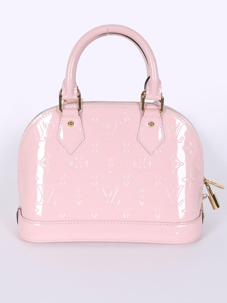 LOUIS VUITTON ALMA BB ROSE BALLERINE WEAR & TEAR - ALL ABOUT COLOR TRANSFER  & HOW TO REMOVE IT! 